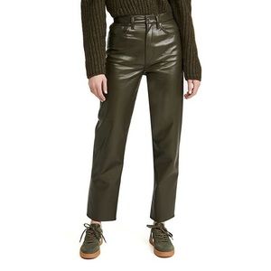 AGOLDE Recycled Leather 90’s Pinch Waist Pants